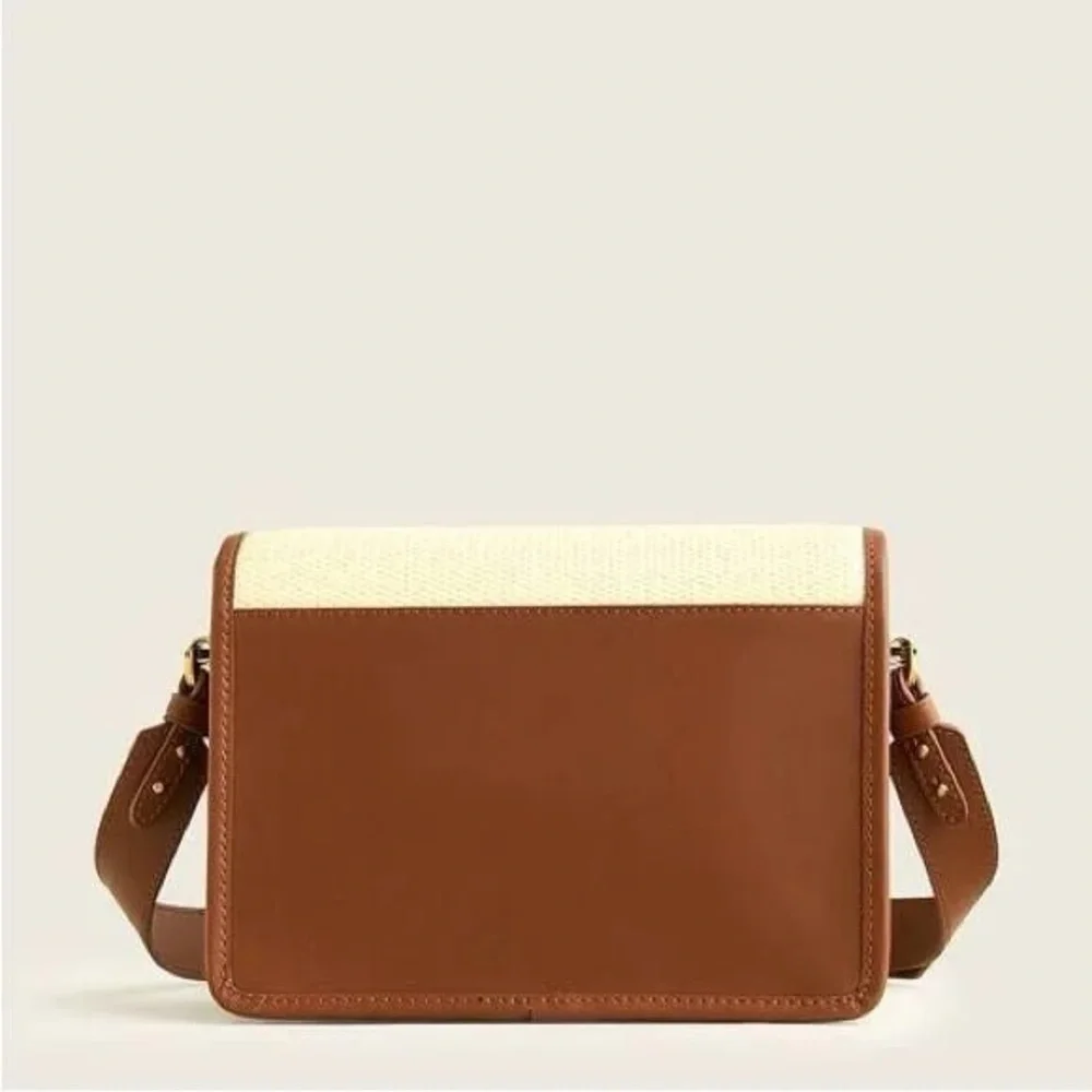 Copenhagen Satchel Bag in Straw - J. Crew NWOT